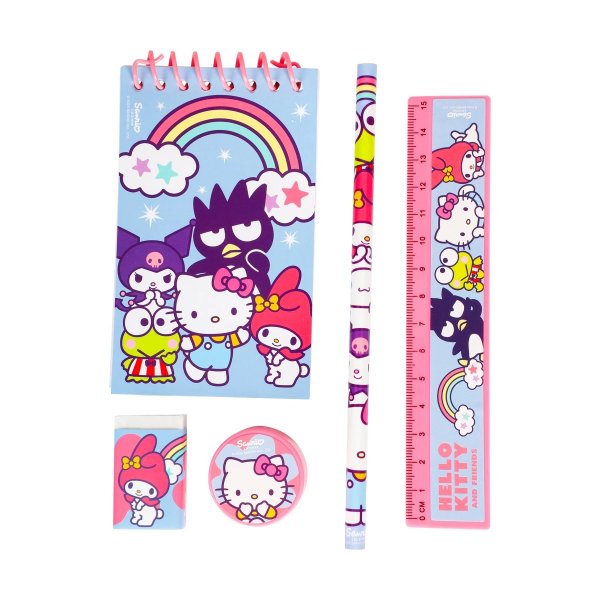 Skrivset Hello Kitty - 5 delar