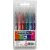 Colortime Glitter tusch - blandede farver - 2 mm - 6 stk
