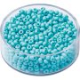 Bohemrocaille p�rlor 2,5 mm, 17 g, turkos