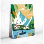 M�la efter nummer 30 x 40 cm - Alpmotiv