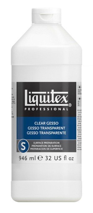 Liquitex Akrylmedium 946 ml - Clear Gesso - Akrylmedier, Malermedium, Fernis og kunstner medier til kunstmaling