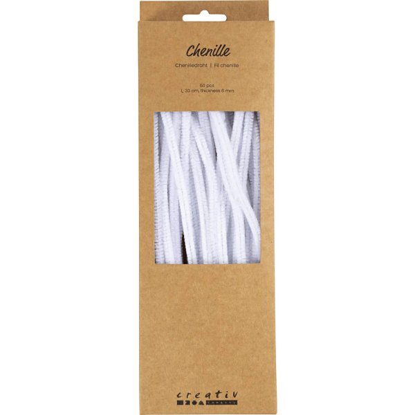 Piprensare - �6 mm - vit - 50 st