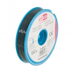 Nylontråd ø 0,4 mm - svart 100 m dragkraft ca. 6,7 kg Nylontråd ø 0,4 mm - svart 100 m dragkraft ca. 6,7 kg