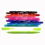 Tombow TwinTone Bright 0,3/0,8 mm 12-pak