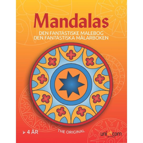 Malebok Mandalas - Den fantastiske maleboken 4 r