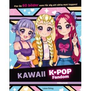 Kawaii K-pop Fandom - fargeleggingsbok med over 60 fargeleggingssider Kawaii K-pop Fandom - fargeleggingsbok med over 60 fargeleggingssider