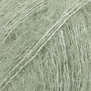DROPS Kid-Silk Uni Colour garn 25g - Salviagr�n (34)