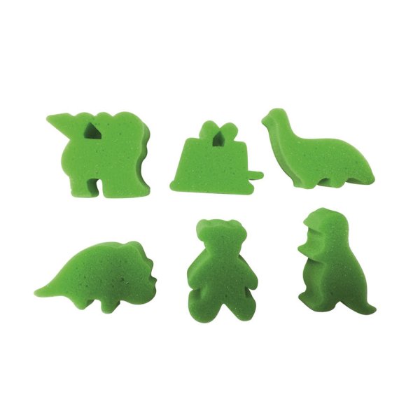 Skumgummist�mplar 6-pack, figurer 5 x 5 cm