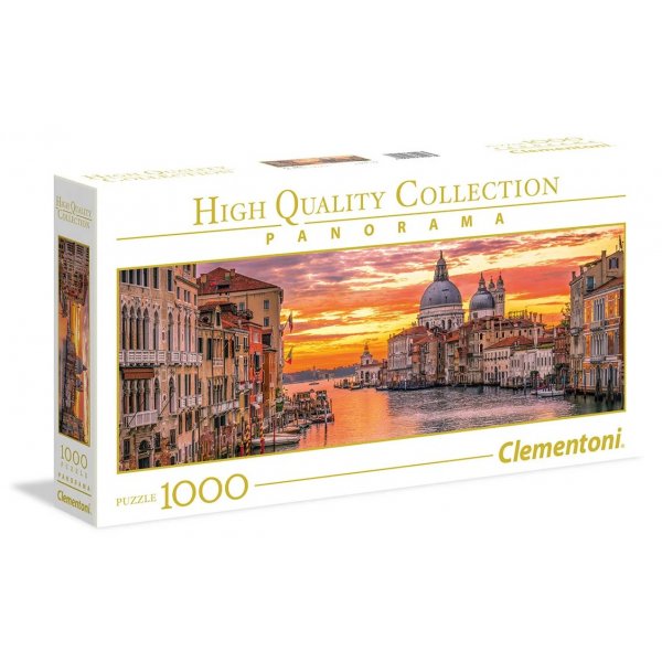 Pussel HQ Kollektion Panorama 1000 bitar - Grand Canal Venedig