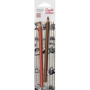 Skisseblyanter Sanguine & Sepia Cont  Paris - 2 blyanter