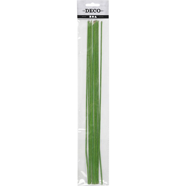 Blomstjälkar - grön - Ø2 mm - 20 st Blomstjälkar - grön - Ø2 mm - 20 st