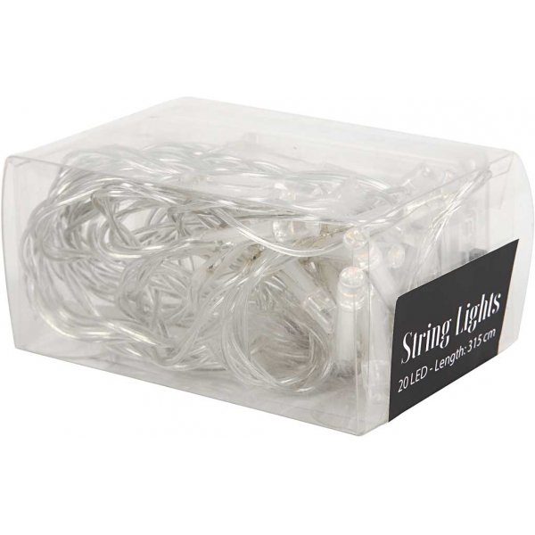 LED Ljusslinga - transparent - 3,15 m LED Ljusslinga - transparent - 3,15 m