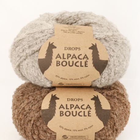 Drops Alpaca Bouclé garn - 50g Drops Alpaca Bouclé garn - 50g