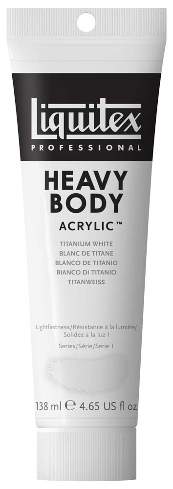 Akrylfärg Heavy Body Liquitex 138 ml - 432 Titanium white - Akrylfärger, Konstnärsfärger