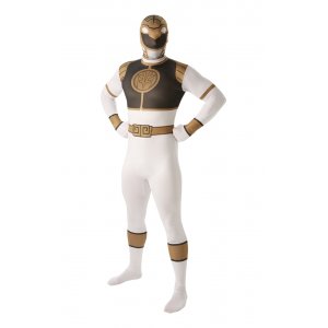 White Ranger second skin maskeraddrkt - Medium