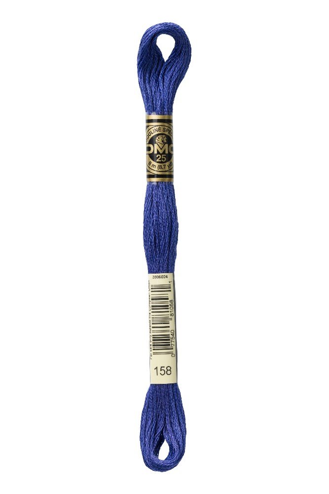 Moulinegarn DMC - Färg: 158 - Broderigarn, Garn, Sticka & virka