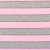 Trik - Randig med prickad linje - rosa