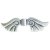Vingprlor silver 2-pack - 43x14 mm