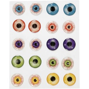 3D-�gon sj�lvlysande 20 mm 10 par - Ark