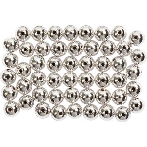 Vaxpärlor 5 mm Silver 100 st Vaxpärlor 5 mm Silver 100 st
