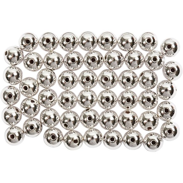 Vaxpärlor 5 mm Silver 100 st Vaxpärlor 5 mm Silver 100 st
