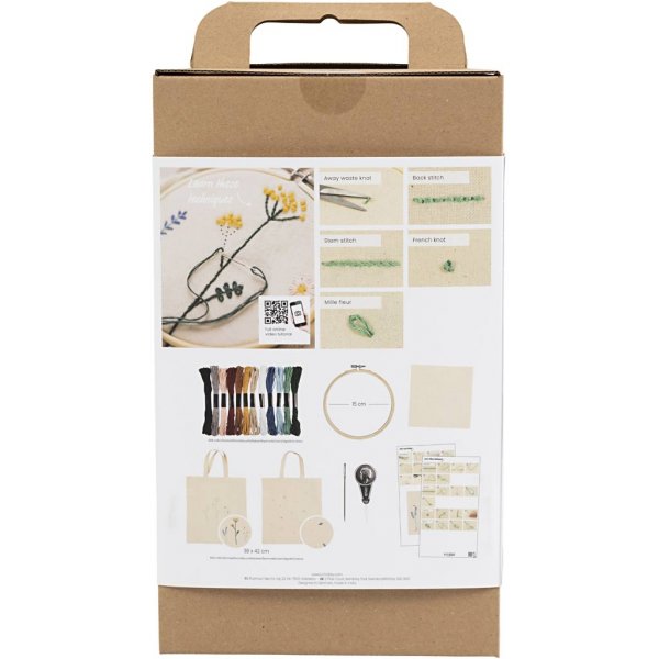 Start DIY Kit Broderi - Blommor Start DIY Kit Broderi - Blommor