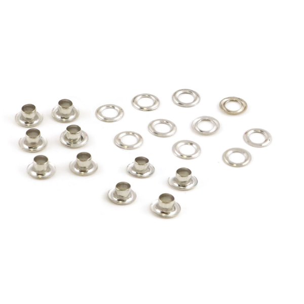 Set med 10 pärlringar i silverfärg, Ø8 mm Set med 10 pärlringar i silverfärg, Ø8 mm