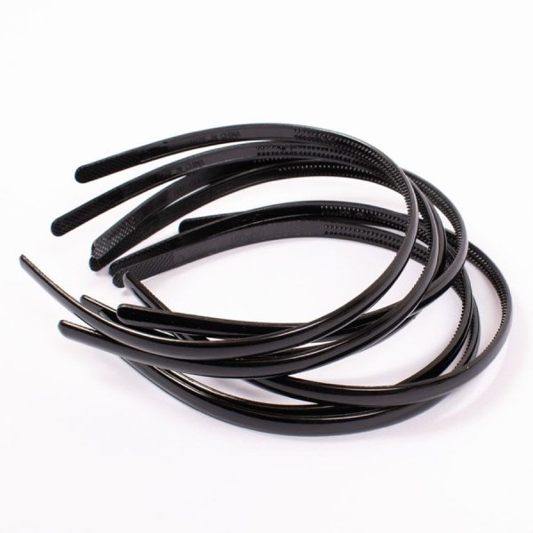 Diadem svart 8 mm 10 st - att dekorera Diadem svart 8 mm 10 st - att dekorera