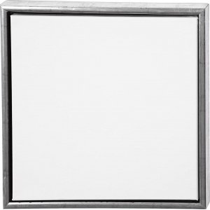 ArtistLine Canvas med ram - antiksilver/vit - 44x44 cm