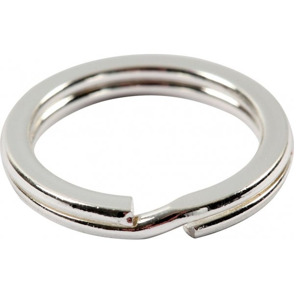 Splitring - frsilvrad - 15 st