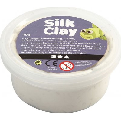 Silk Clay - hvit - 40 g