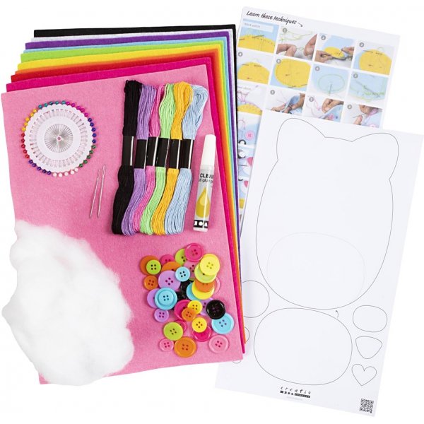 Start DIY Kit Sömnad - Nallebjörnar Start DIY Kit Sömnad - Nallebjörnar
