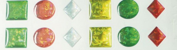 Epoxistickers julmix 12 mm, 78-pack Epoxistickers julmix 12 mm, 78-pack