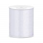 Satinband - 25 m - Vitt - Bredd: 100 mm