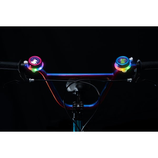 Cykelklocka LED barn flerfärgad med ljus Cykelklocka LED barn flerfärgad med ljus