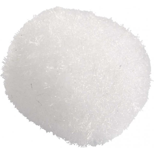 Pompomer - vit - 200 st Pompomer - vit - 200 st