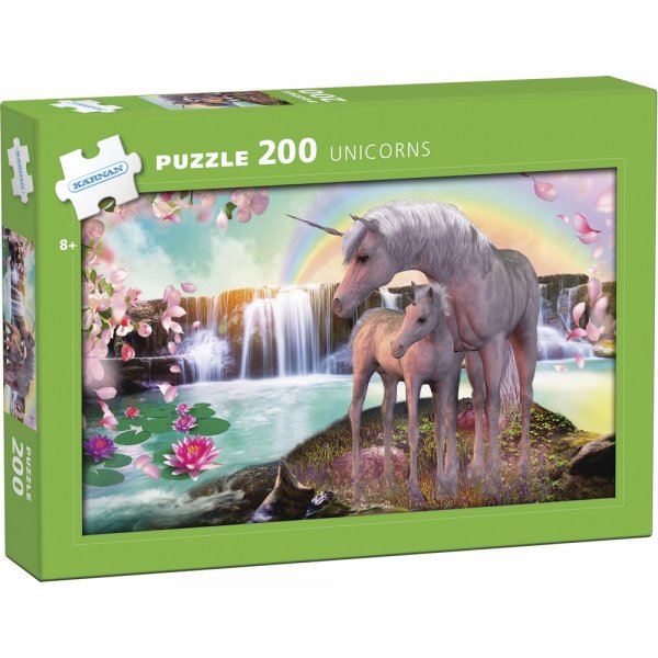 Puslespill av papp Unicorn 200 brikker