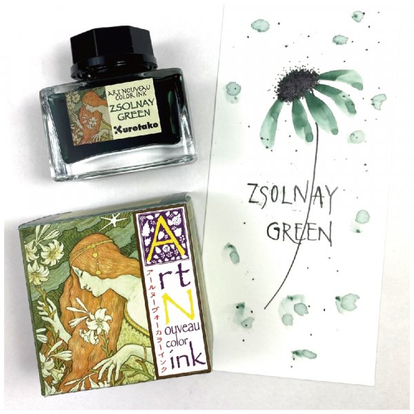 ZIG Ink Café Art Nouveau blæk zsolnay grøn ZIG Ink Café Art Nouveau blæk zsolnay grøn