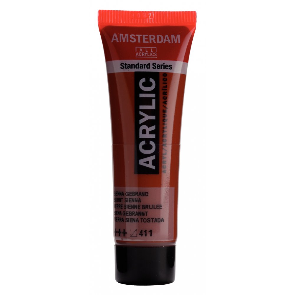 Akrylmaling Amsterdam 20 ml - Burnt Sienna - Akrylfarver, Kunstnerfarver