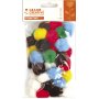 Pomponer i blandade färger, 25 mm, 50-pack Pomponer i blandade färger, 25 mm, 50-pack