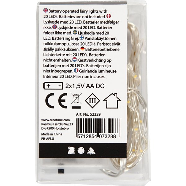 LED ljusslinga - silver - 3,15 m LED ljusslinga - silver - 3,15 m