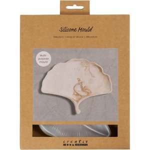 Silikonform Ginkgoblad 18,5 x 14,8 cm 1,5 cm
