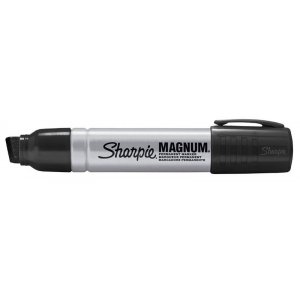 Mrkpenna Sharpie Magnum Large Chisel - Svart