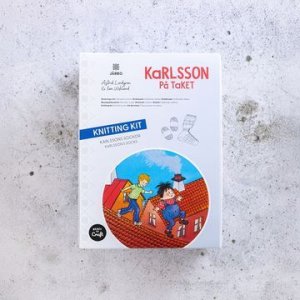 Strikkesett Karlsson på taket Karlssons sokker Strikkesett Karlsson på taket Karlssons sokker