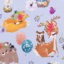 Mnstrad Trik 150 cm - Forest Friends Lila