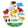 Balansspel Safari Djur Tr� 12 x 1,5 x 4 cm