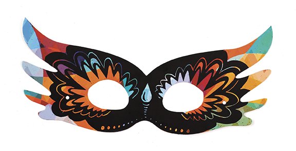 Skrapmasker för barn, 12-pack Skrapmasker för barn, 12-pack