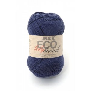 M&K Eco Baby Bomuldsgarn - 50 g - Marin (917)