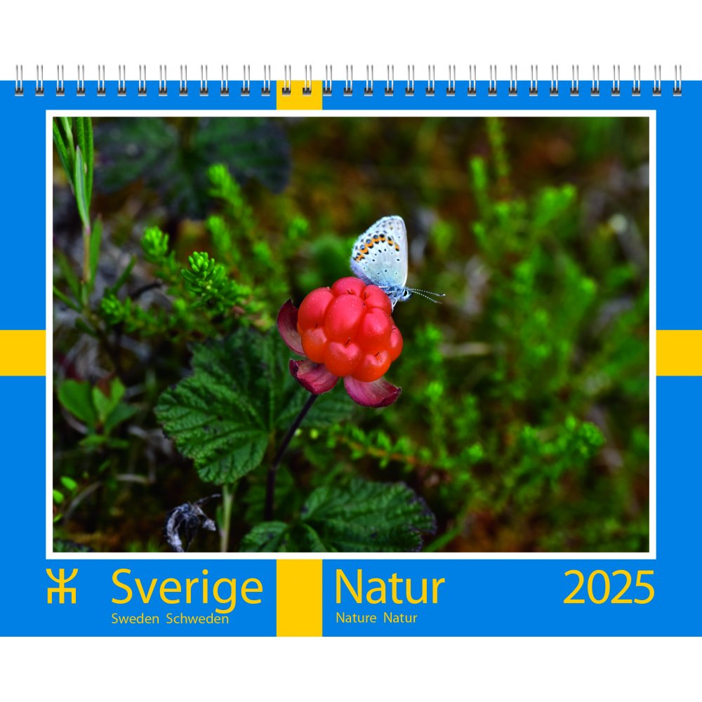 Vægkalender - Sverige - Natur - Almanacksförlaget - Vægkalendere, Kalender, Kontorartikler