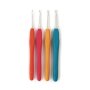 Virkn�lar i aluminium 2,5�4 mm, ergonomiska, 4-pack
